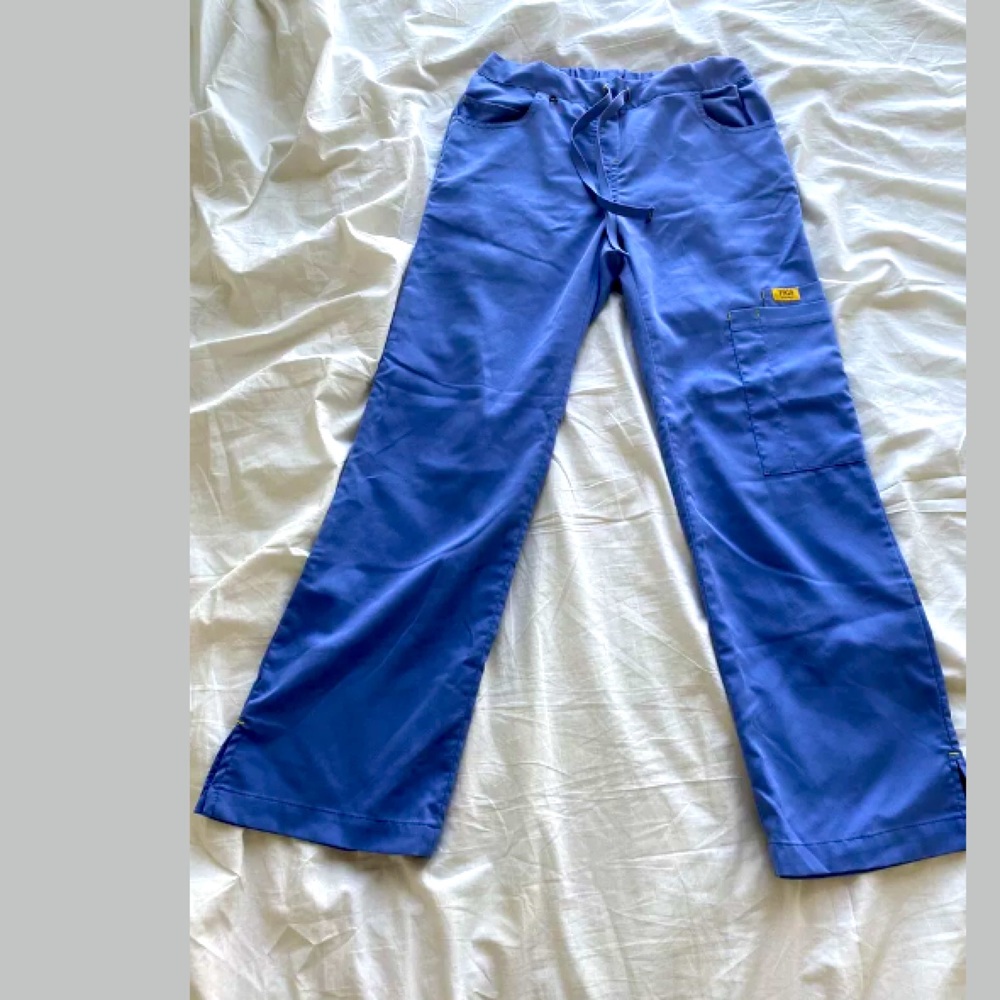 FIGS Ceil Blue Scrub Bottoms